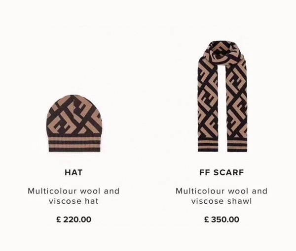 ブランドマフラー素材ディテール